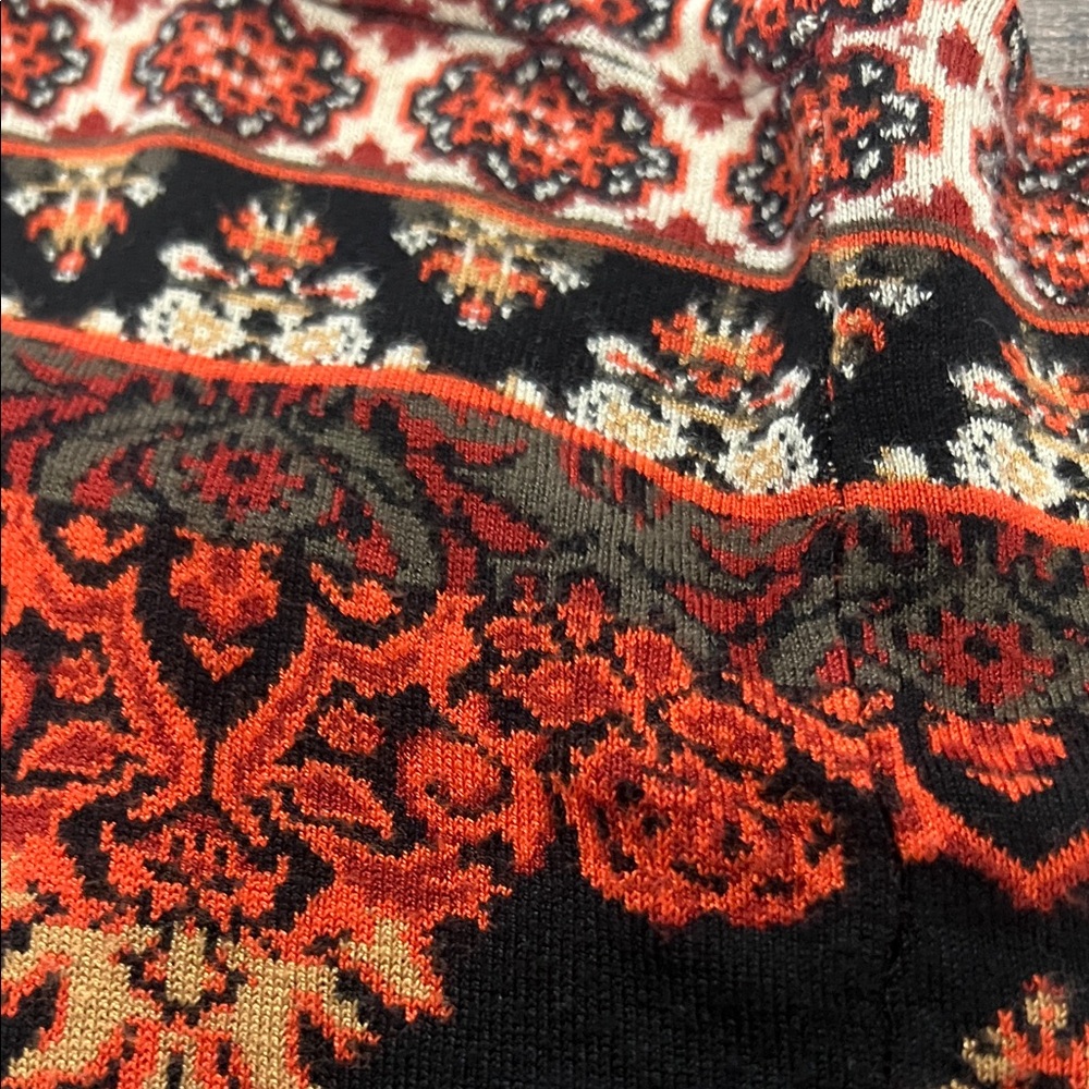 Ruby Rd. Size Medium Black And Orange Patterned T… - image 6